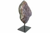 Amethyst Geode Section on Metal Stand - Uruguay #171912-2